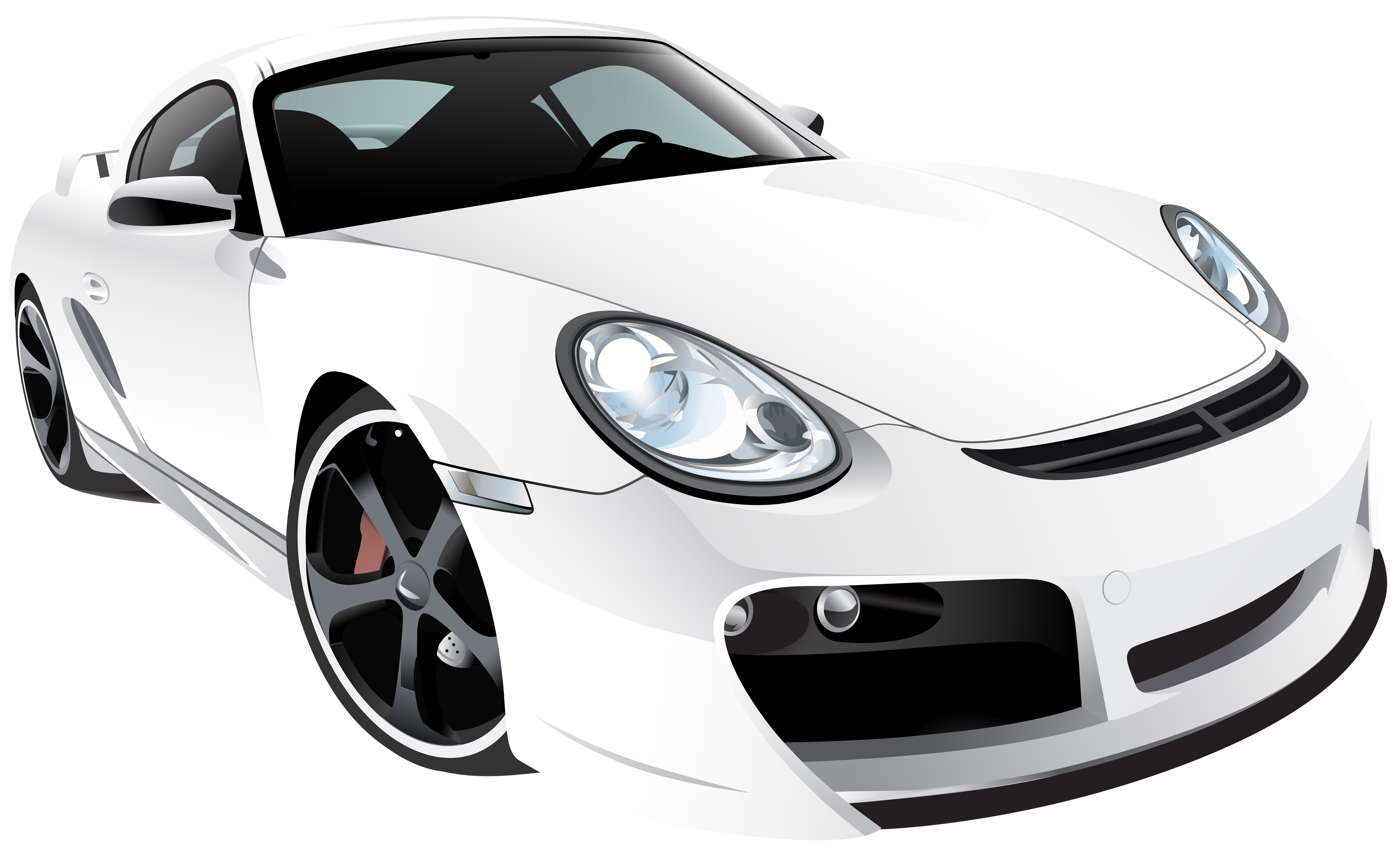 White_Sport_Car_PNG_Clip_Art-2648